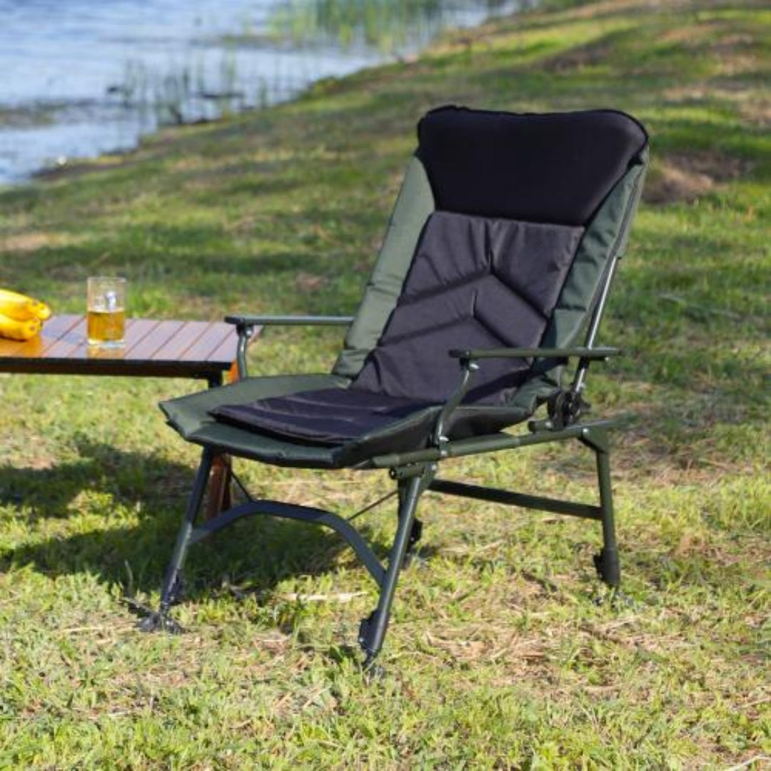 MAS Select Camping Lounge Chair with Removable Footrest
