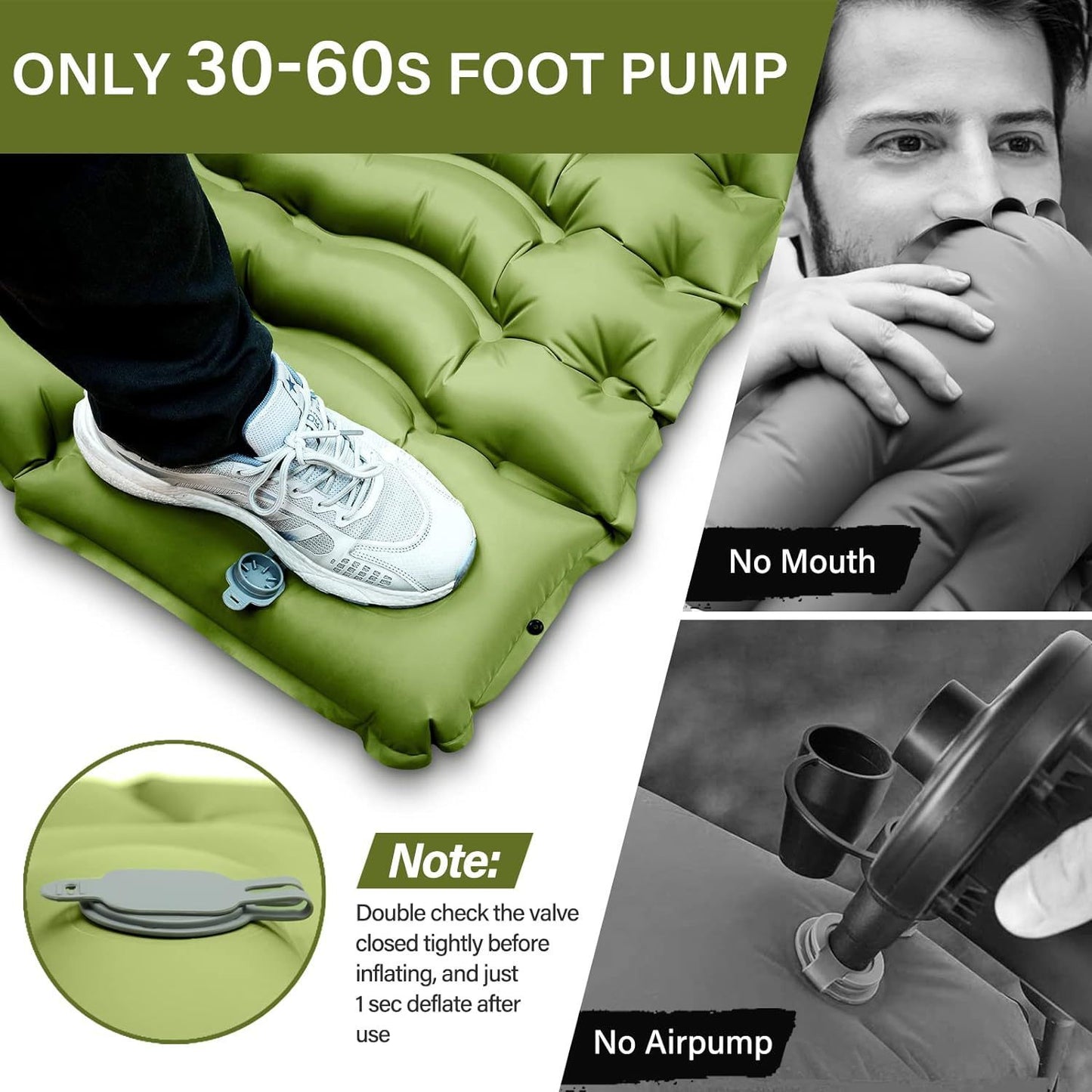 MAS Selected Ultralight Inflatable Camping Mattress
