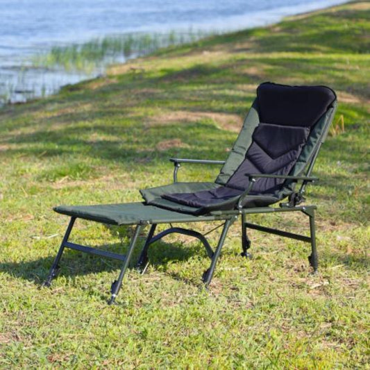 MAS Select Camping Lounge Chair with Removable Footrest