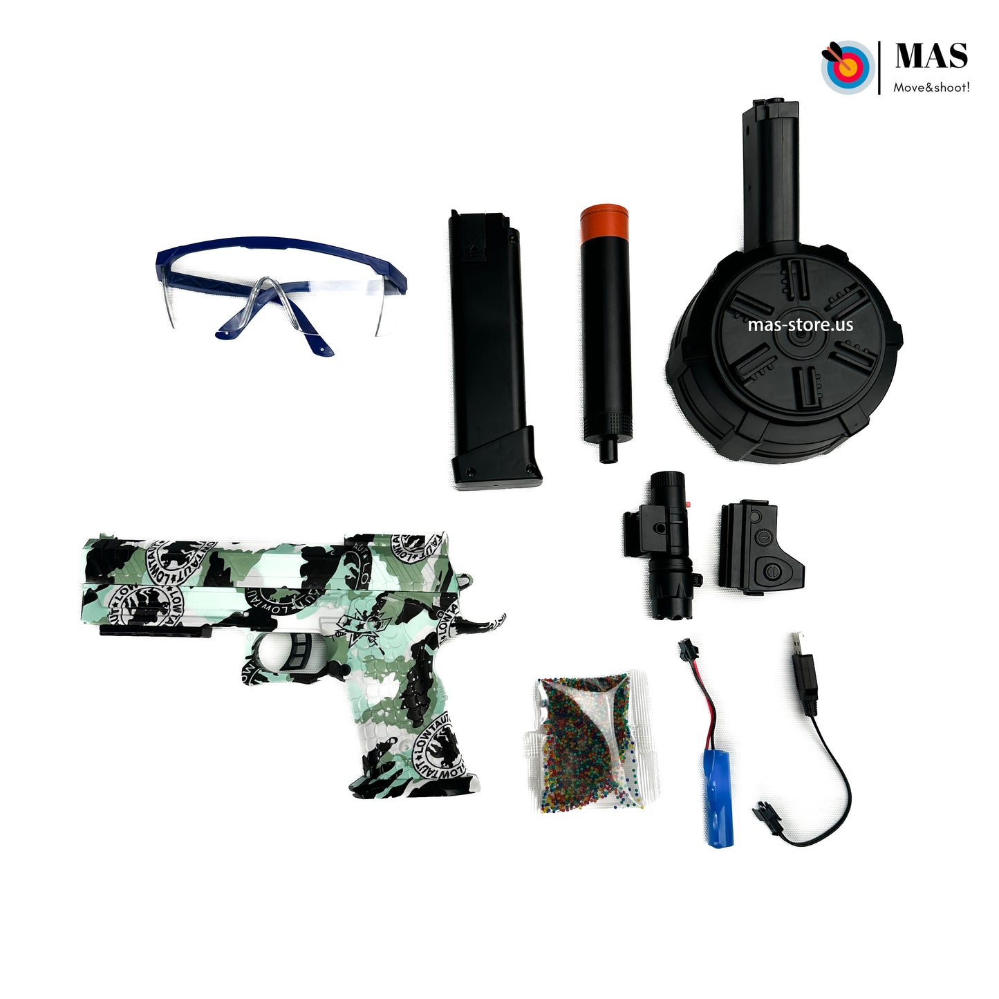 Electric 2011 Combat Master Gel Blaster Toy Gun