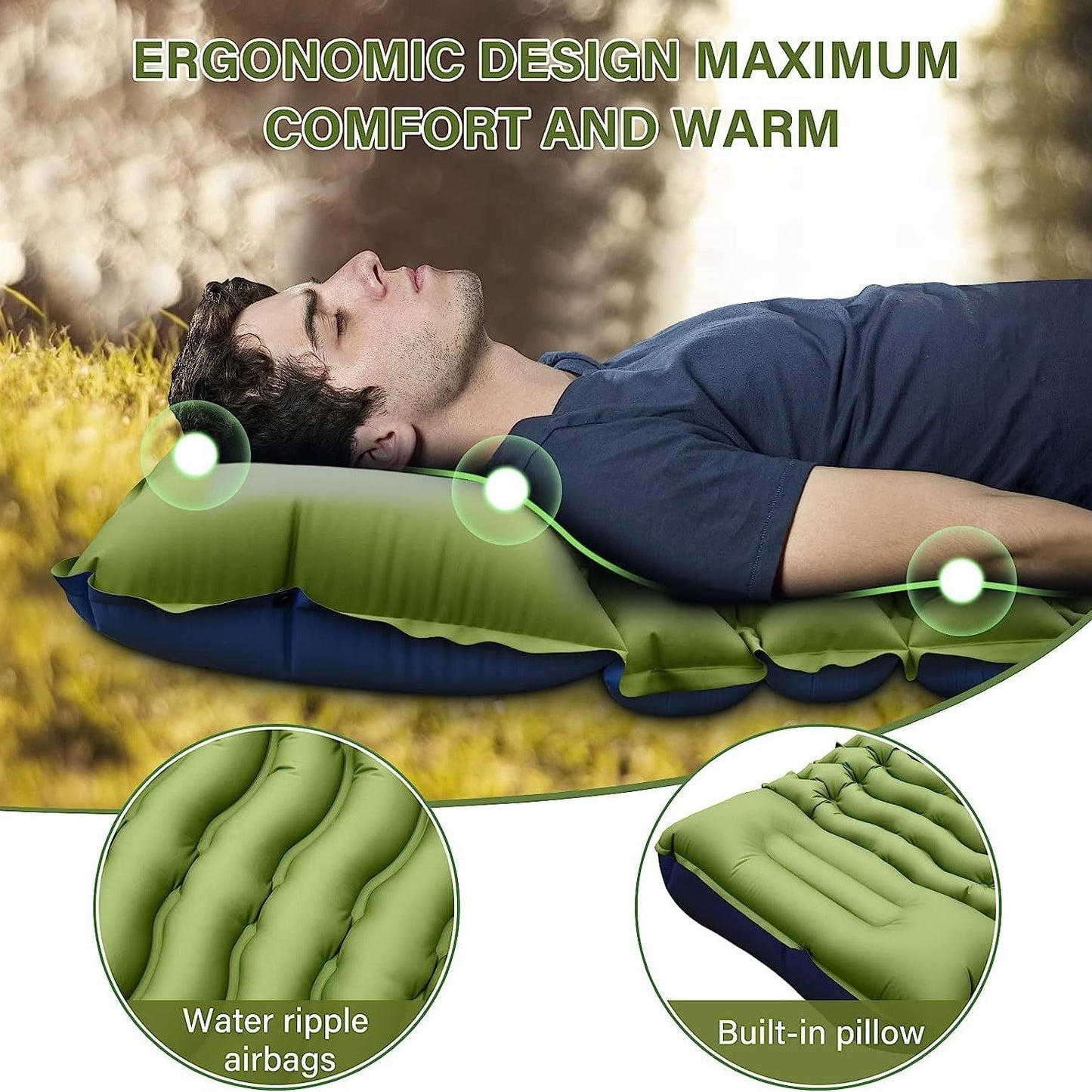 MAS Selected Ultralight Inflatable Camping Mattress